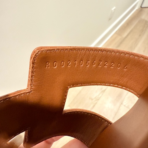 Hermes Brown Oran Sandals - Picture 13 of 13